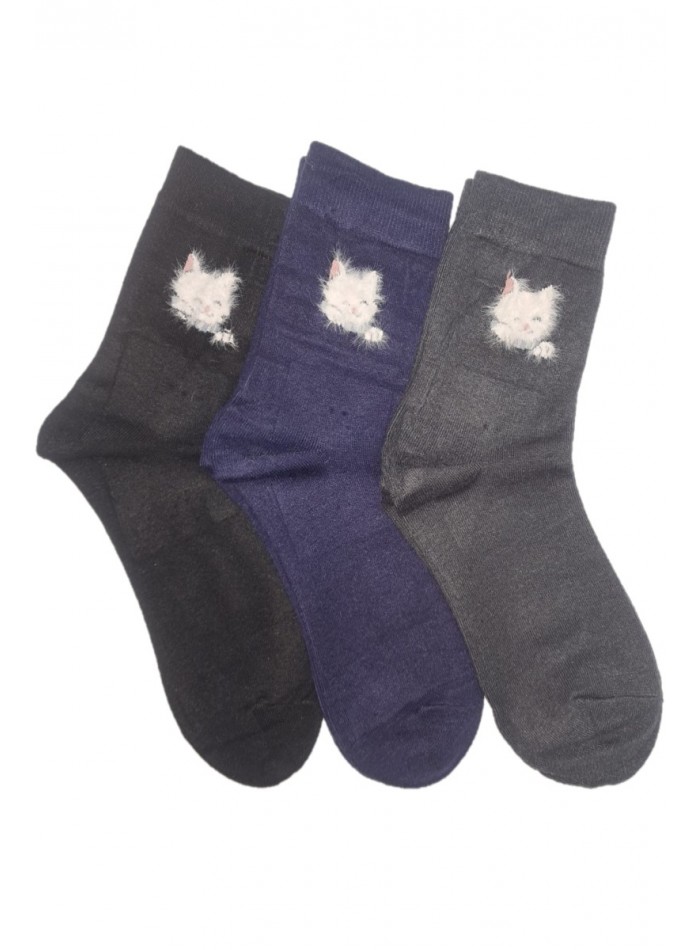 Set de 3 sosete de lana, pentru dama